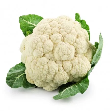 Coliflor blanca, 1 unidad (aprox. 1,3 kg) – 2,90 € – Origen: Málaga."